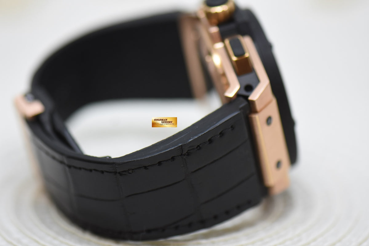 [SOLD] HUBLOT KING POWER UNICO CHRONOGRAPH 48mm ROSE GOLD IN LEATHER STRAP AUTOMATIC 701.OX.0180.RX (MINT)