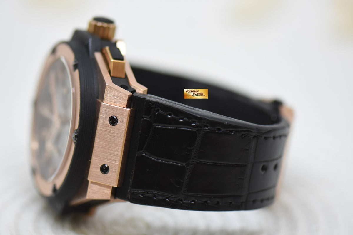 [SOLD] HUBLOT KING POWER UNICO CHRONOGRAPH 48mm ROSE GOLD IN LEATHER STRAP AUTOMATIC 701.OX.0180.RX (MINT)