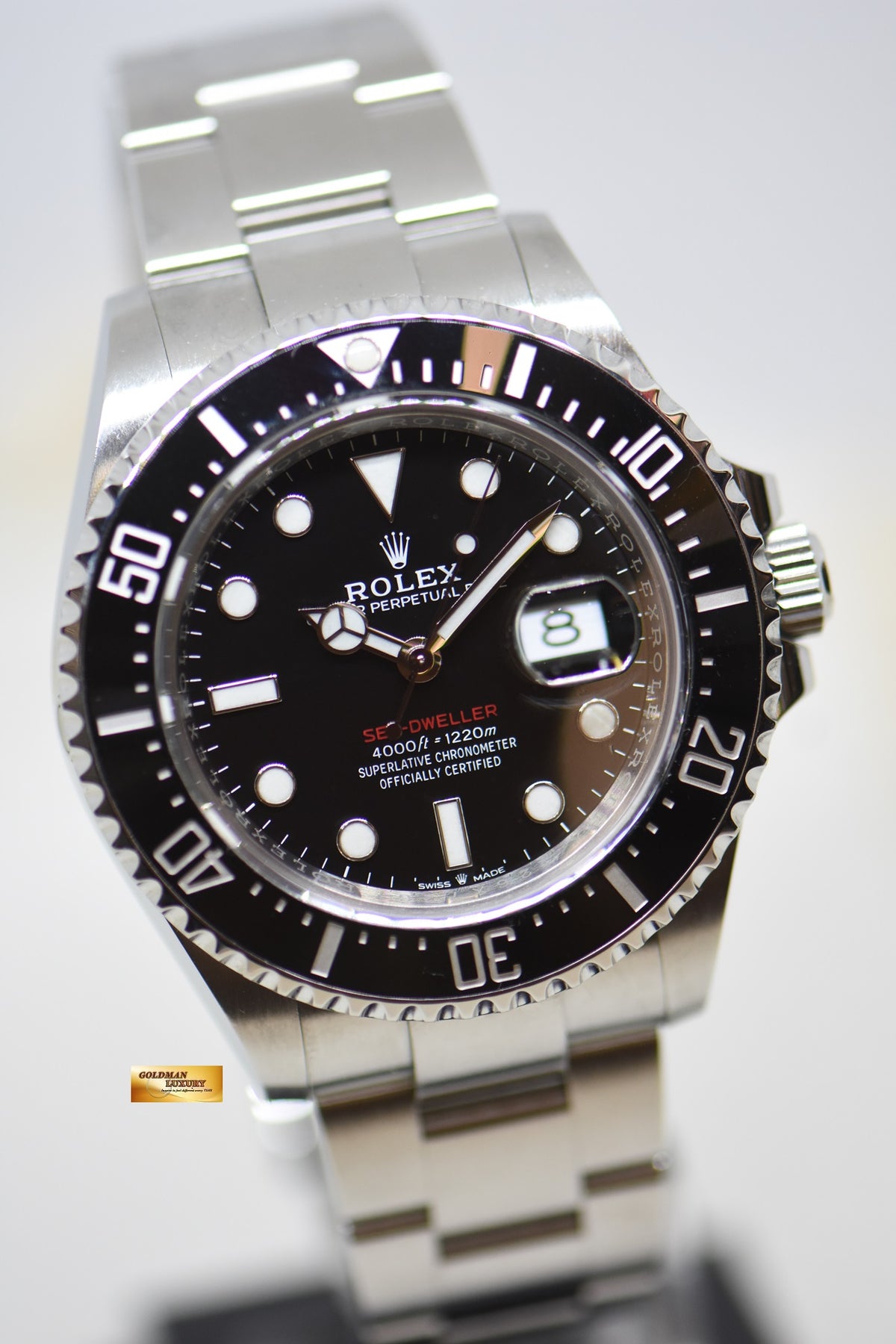 [SOLD] ROLEX OYSTER PERPETUAL RED SEA-DWELLER 43mm MARK II DIAL STEEL IN BRACELET 126600 (MINT)