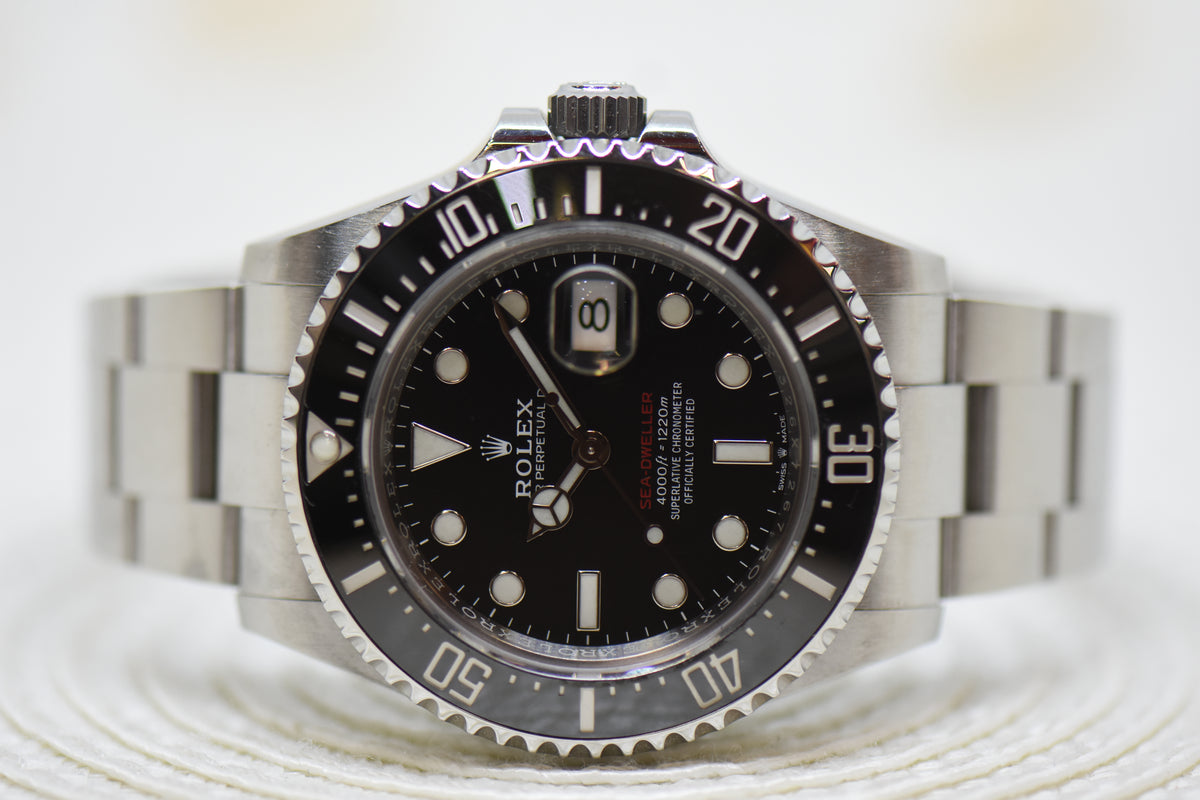 [SOLD] ROLEX OYSTER PERPETUAL RED SEA-DWELLER 43mm MARK II DIAL STEEL IN BRACELET 126600 (MINT)