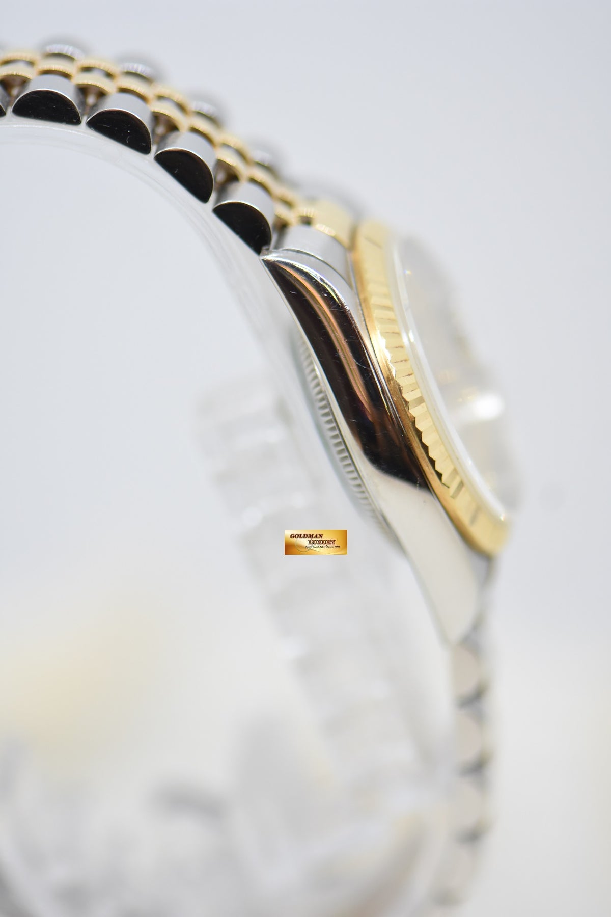 [SOLD] ROLEX OYSTER DATEJUST 31mm HALF-GOLD IN JUBILEE BRACELET GOLD DIAMOND DIAL 78273 (MINT)