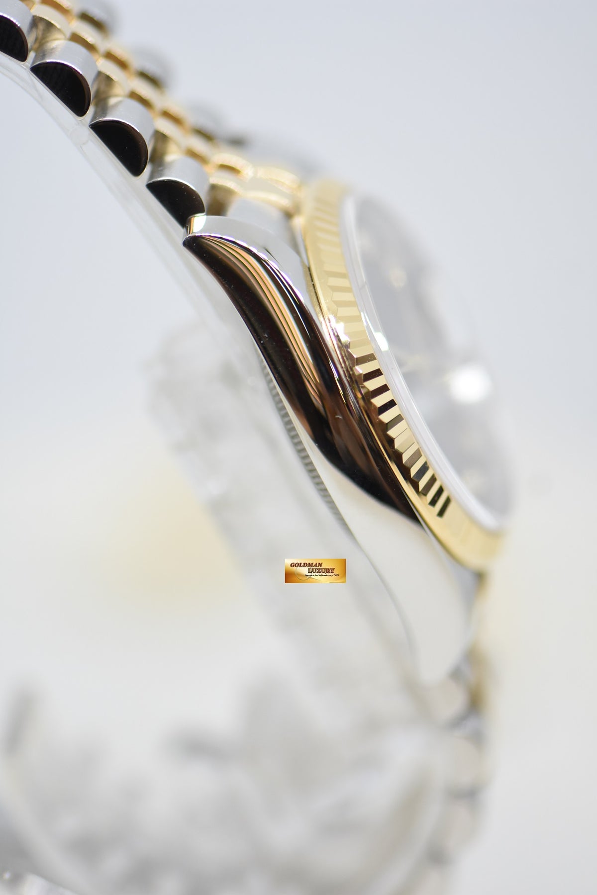 [SOLD] ROLEX OYSTER DATEJUST 36mm HALF-GOLD IN JUBILEE BRACELET DARK TAHITIAN MOP DIAMOND DIAL 116233 (MINT)