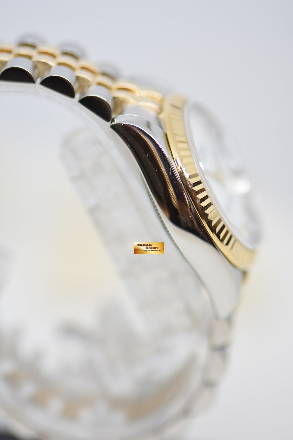 [SOLD] ROLEX OYSTER DATEJUST 31mm HALF-GOLD IN JUBILEE BRACELET WHITE ROMAN DIAL 178273 (MINT)