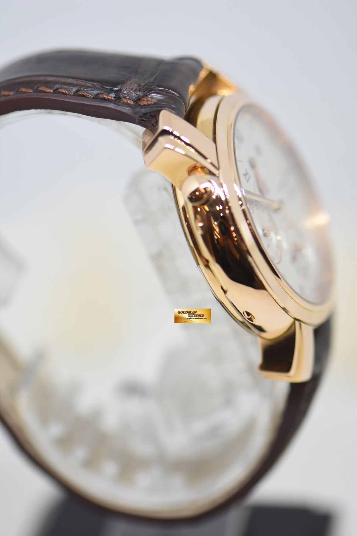[SOLD] VACHERON CONSTANTIN MALTE 39mm REGULATEUR DUAL TIME ROSE GOLD IN LEATHER STRAP AUTOMATIC 42005/2 (MINT)