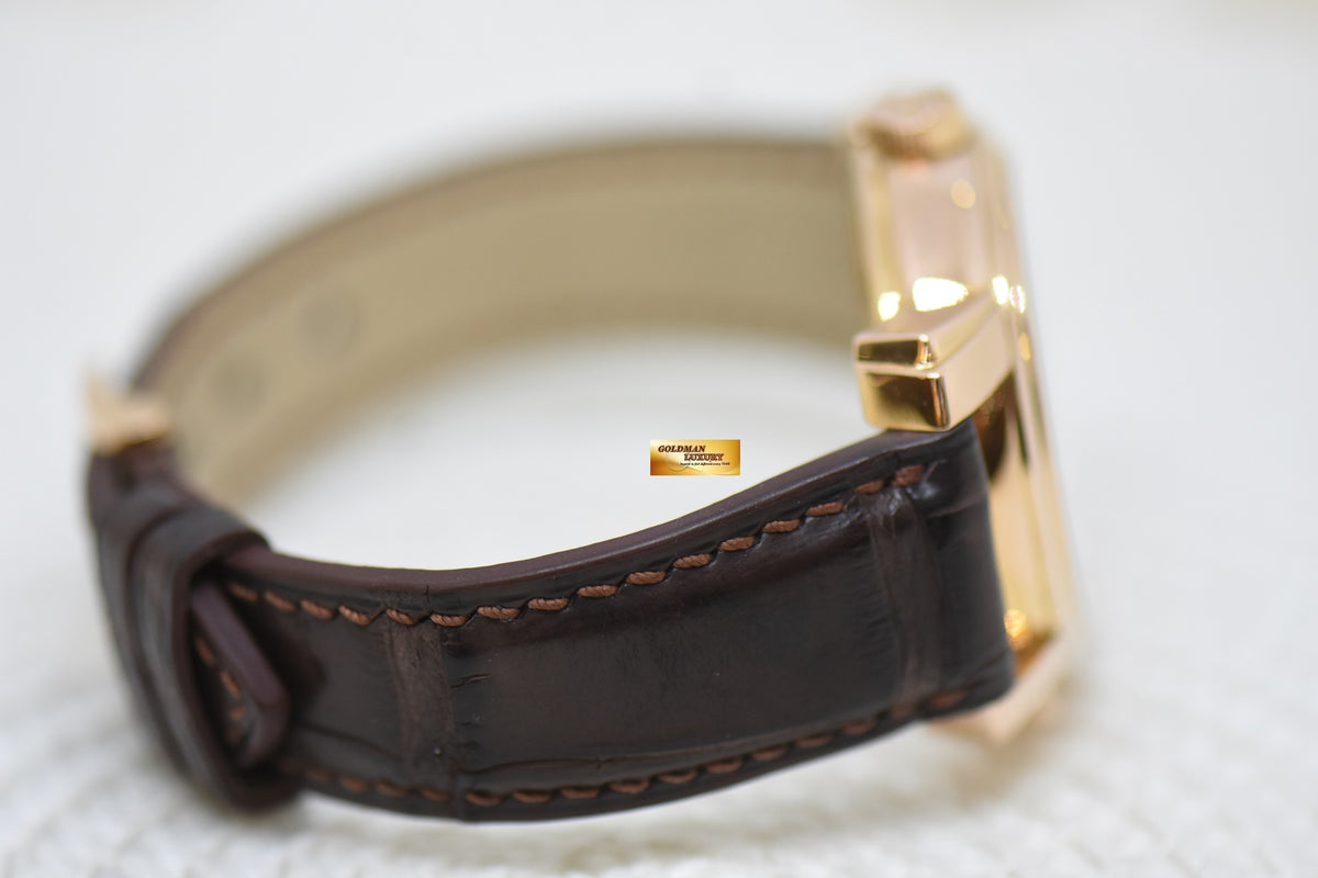[SOLD] VACHERON CONSTANTIN MALTE 39mm REGULATEUR DUAL TIME ROSE GOLD IN LEATHER STRAP AUTOMATIC 42005/2 (MINT)