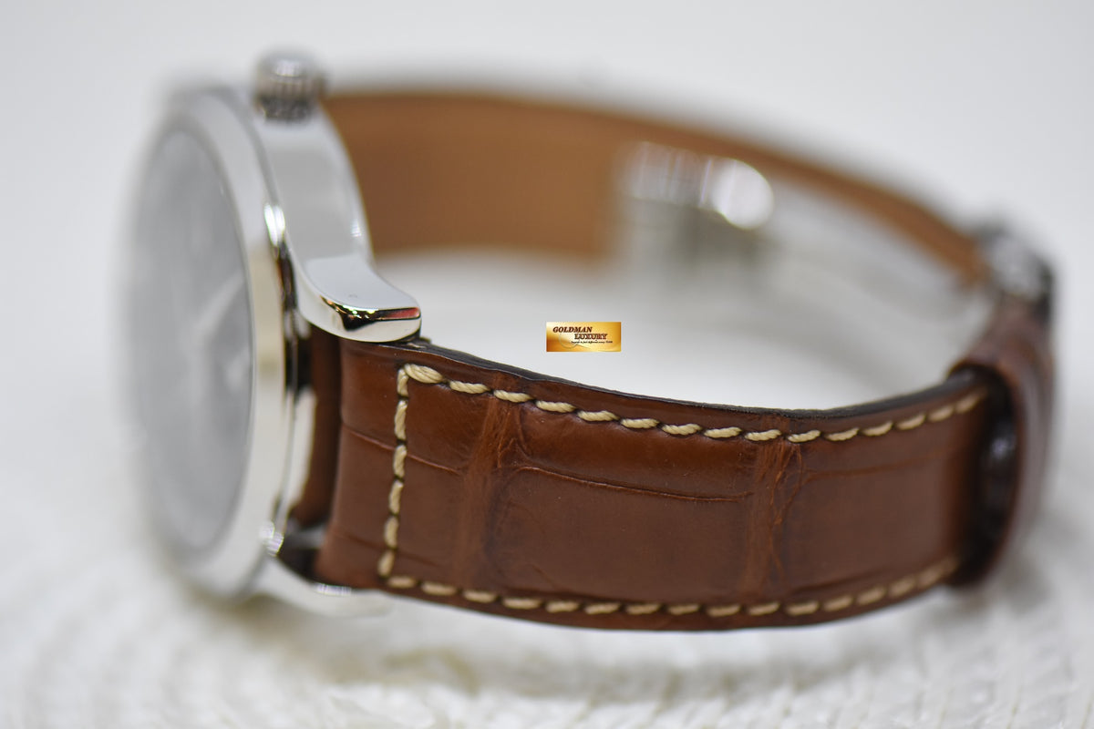 [SOLD] JLC MASTER GEOGRAPHIC 38mm RESERVE De MARCHE GMT STEEL AUTOMATIC 142.8.92.S (MINT)