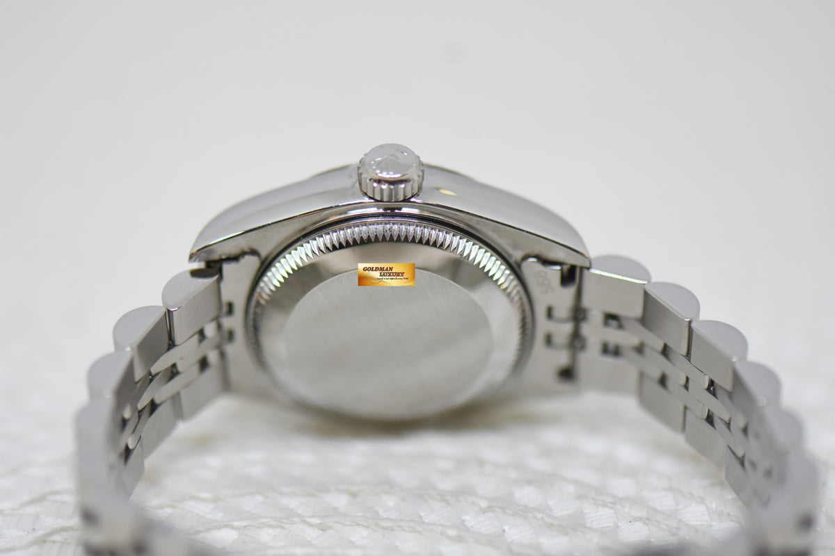 [SOLD] ROLEX OYSTER DATEJUST 26mm STEEL IN JUBILEE BRACELET BLUE-HUE DIAMOND DIAL 69174 (MINT)