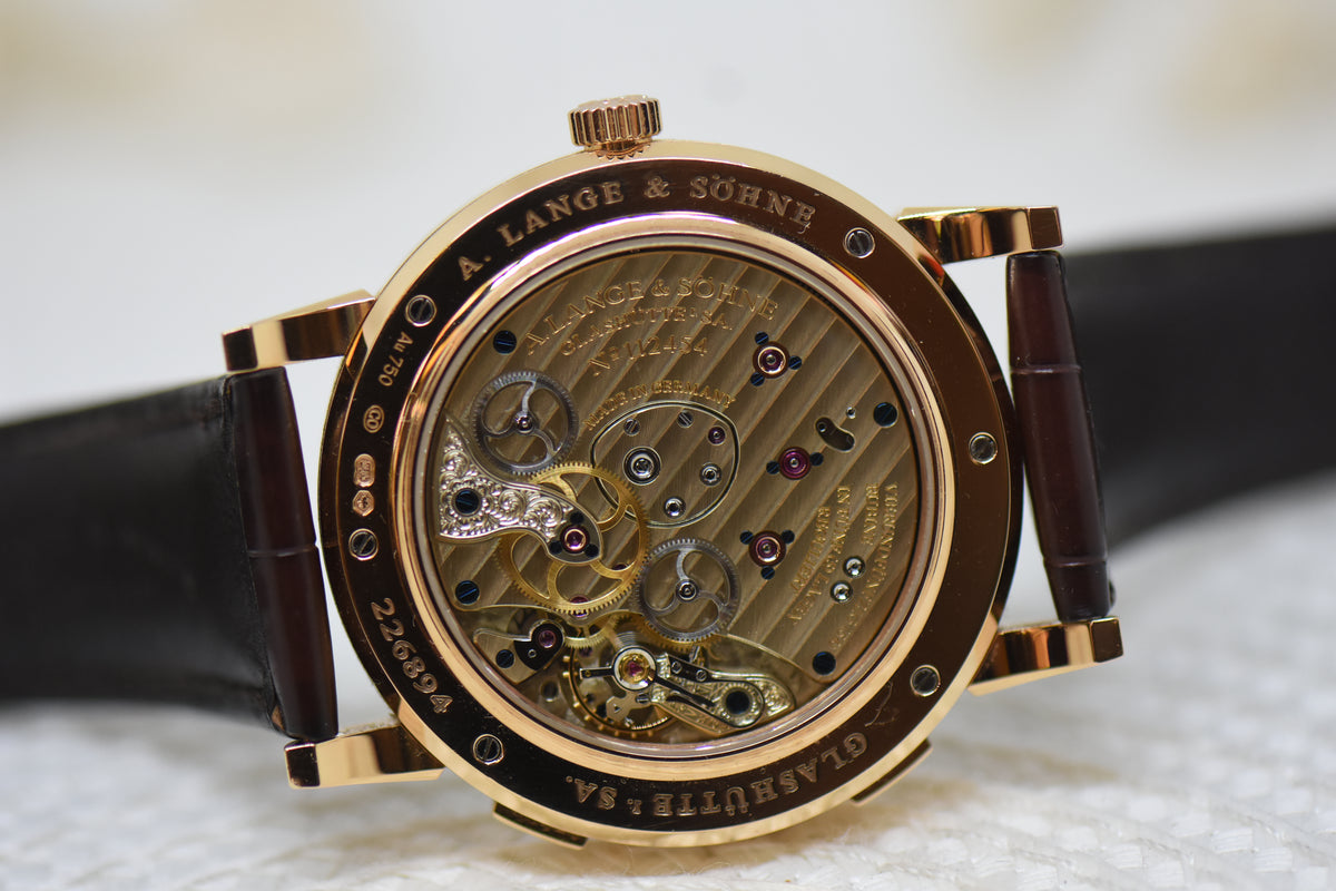 [SOLD] A.LANGE & SOHNE LANGE 1 TIMEZONE 41.9mm PINK GOLD OUTSIZED DATE DAY/NIGHT MANUAL 116.032 (MINT)