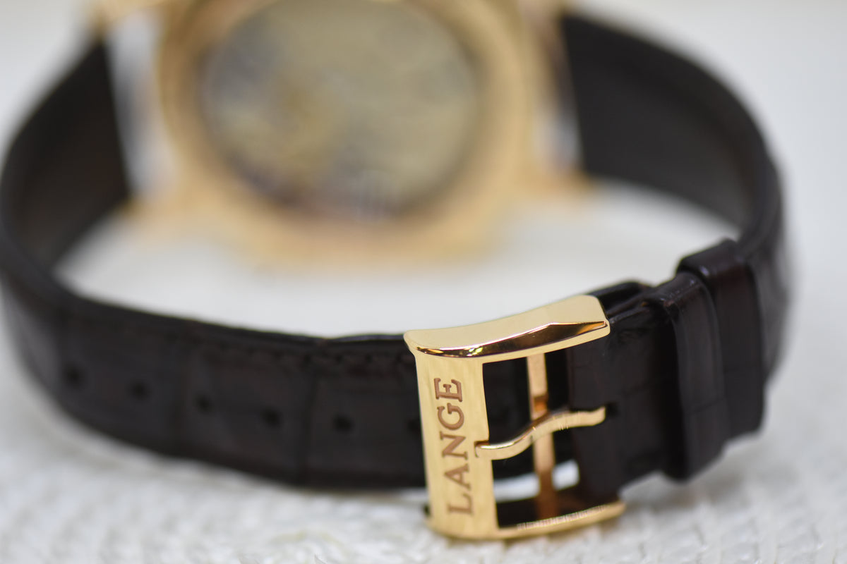 [SOLD] A.LANGE & SOHNE LANGE 1 TIMEZONE 41.9mm PINK GOLD OUTSIZED DATE DAY/NIGHT MANUAL 116.032 (MINT)