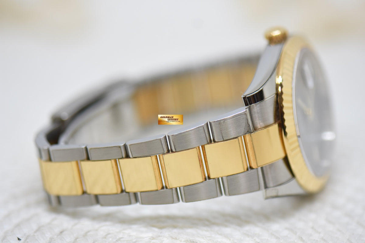 [SOLD] ROLEX OYSTER DATEJUST 41mm GOLD /  STEEL OYSTER BRACELET “WIMBLEDON DIAL” 126333 (MINT-RX-8 STICKERS)