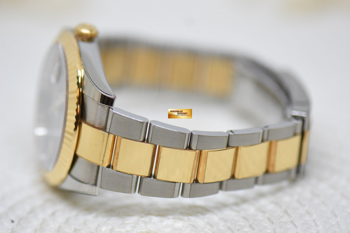 [SOLD] ROLEX OYSTER DATEJUST 41mm GOLD /  STEEL OYSTER BRACELET “WIMBLEDON DIAL” 126333 (MINT-RX-8 STICKERS)