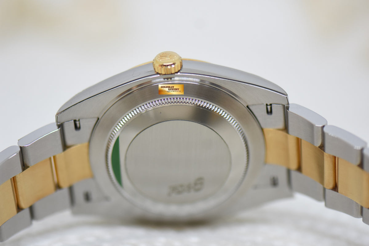 [SOLD] ROLEX OYSTER DATEJUST 41mm GOLD /  STEEL OYSTER BRACELET “WIMBLEDON DIAL” 126333 (MINT-RX-8 STICKERS)