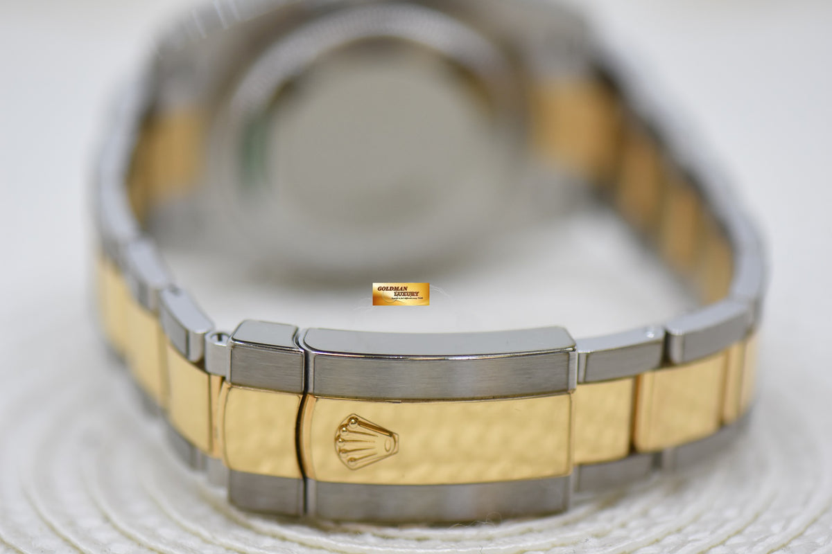 [SOLD] ROLEX OYSTER DATEJUST 41mm GOLD /  STEEL OYSTER BRACELET “WIMBLEDON DIAL” 126333 (MINT-RX-8 STICKERS)