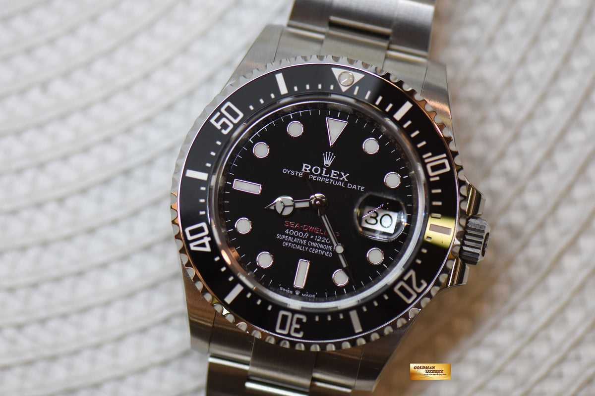 [SOLD] ROLEX OYSTER PERPETUAL RED SEA-DWELLER 43mm MARK II DIAL STEEL IN BRACELET 126600 (NEW-UNWORN-FULL STICKERS)