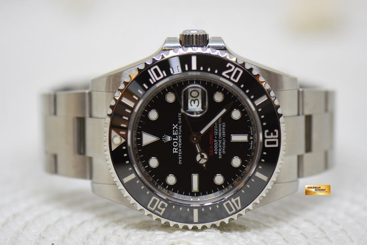 [SOLD] ROLEX OYSTER PERPETUAL RED SEA-DWELLER 43mm MARK II DIAL STEEL IN BRACELET 126600 (NEW-UNWORN-FULL STICKERS)