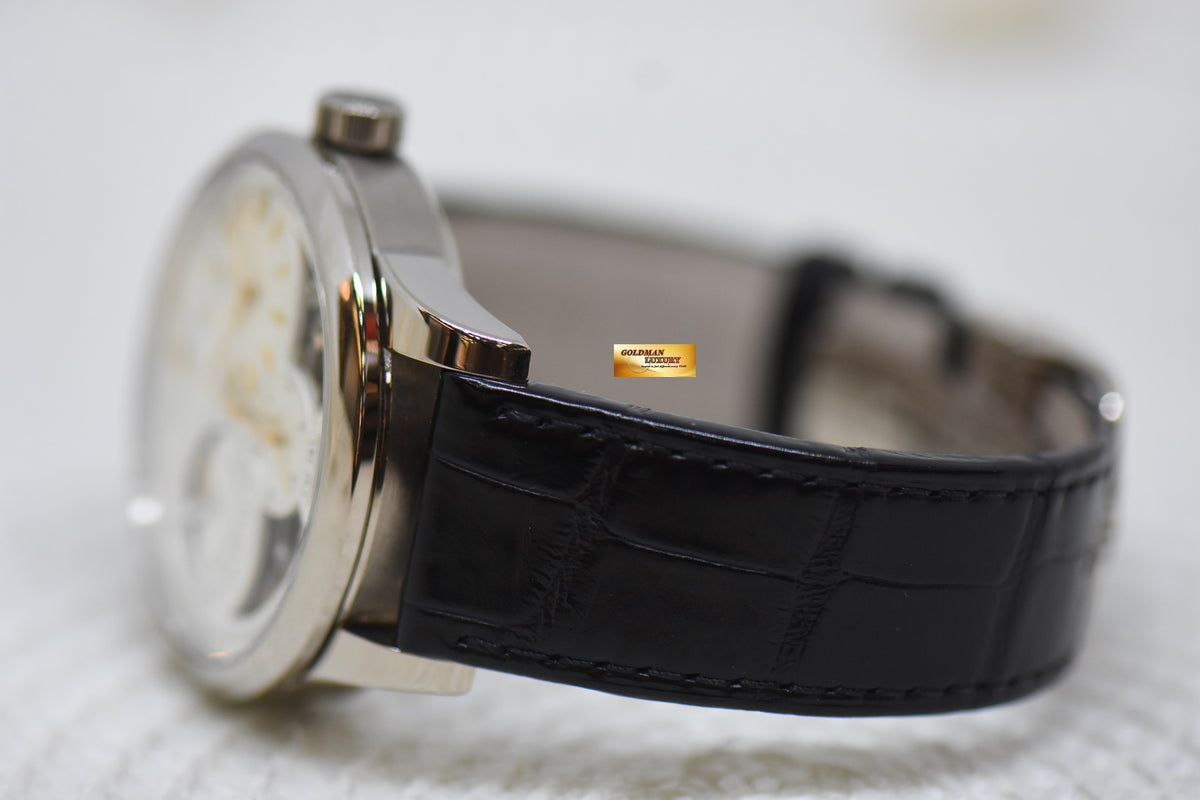 [SOLD] JLC DUOMETRE A QUANTIEME LUNAIRE 40.5mm MOONPHASE 18K WHITE GOLD MANUAL Q6043420 (MINT)