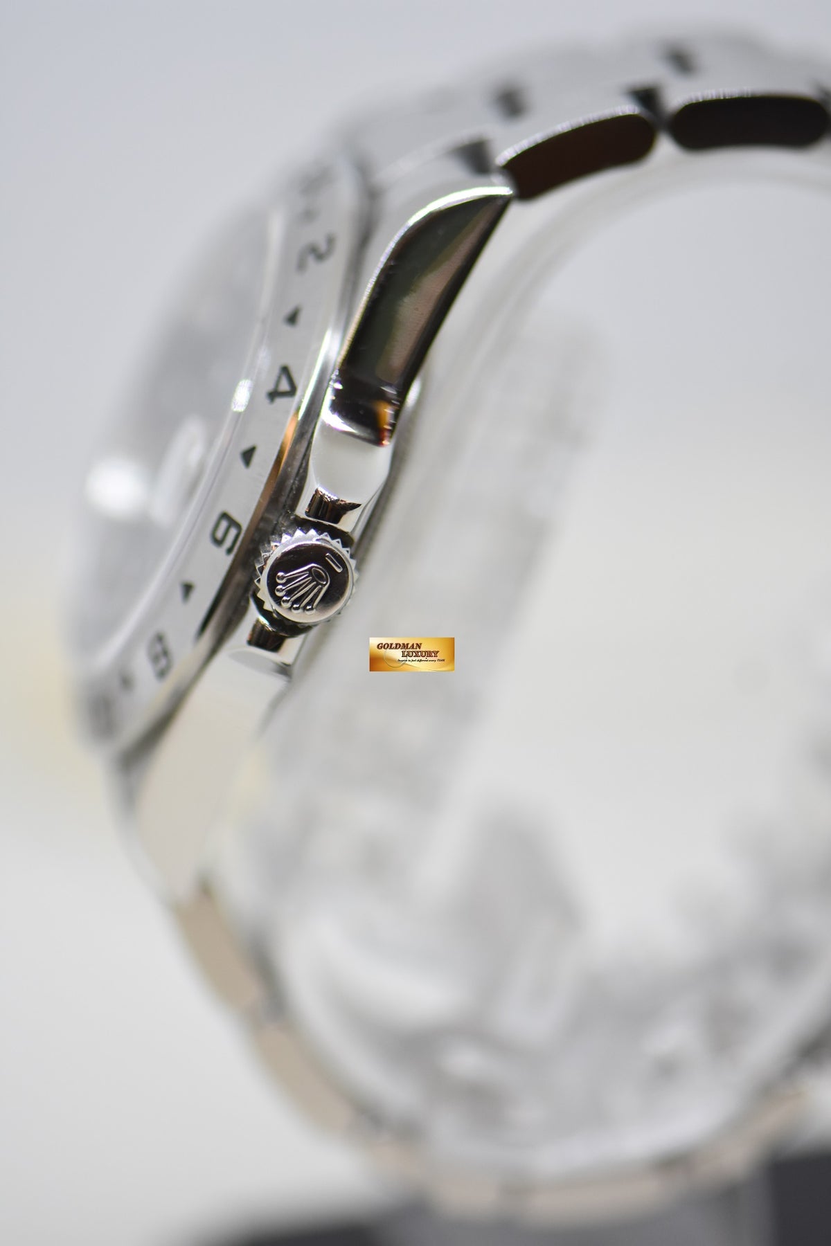 [SOLD] ROLEX OYSTER EXPLORER II 40mm STEEL BLACK DIAL CALIBRE 3185 16570 (NO PINHOLE-SEL) (CHAPTERING) (MINT)