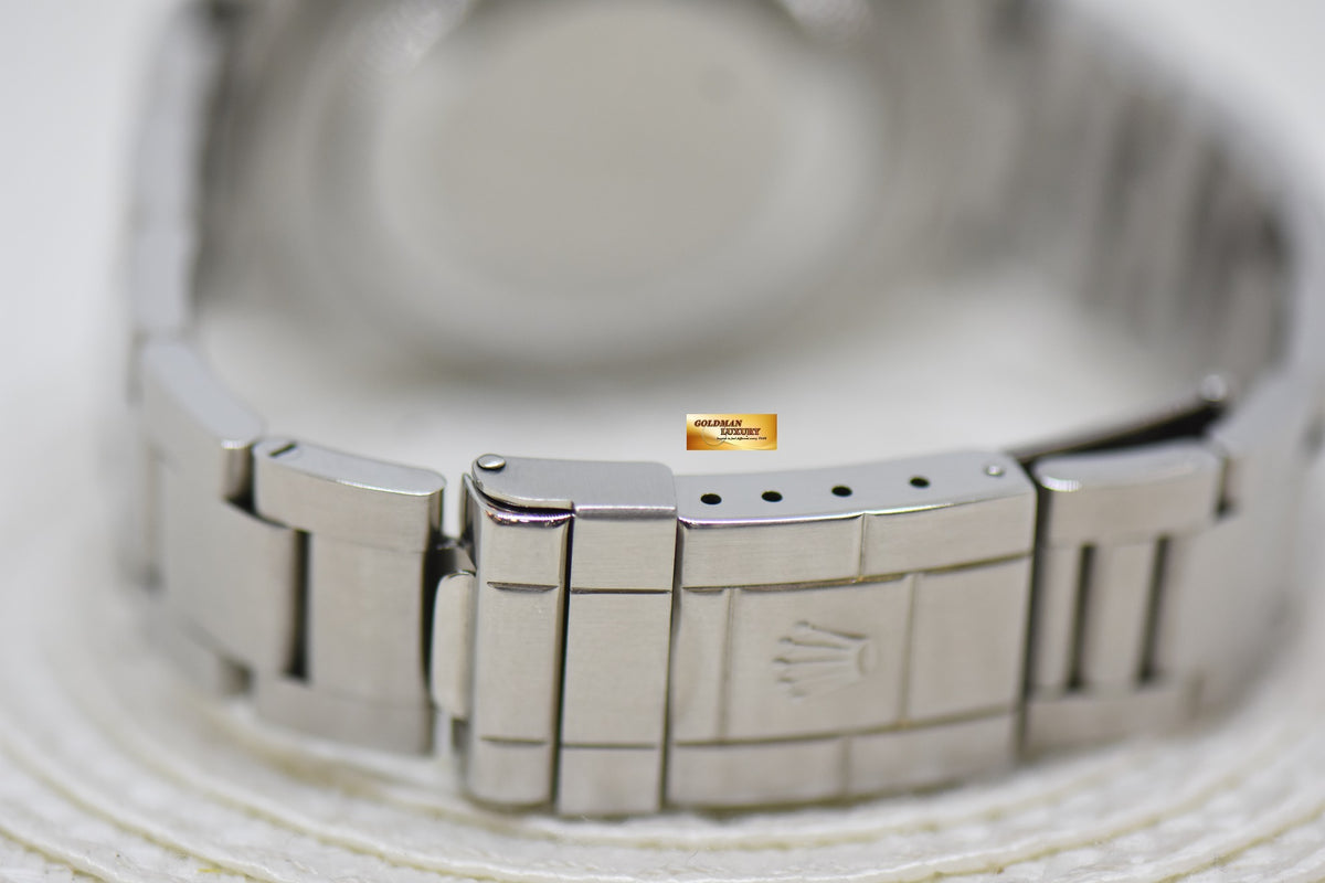 [SOLD] ROLEX OYSTER EXPLORER II 40mm STEEL BLACK DIAL CALIBRE 3185 16570 (NO PINHOLE-SEL) (CHAPTERING) (MINT)