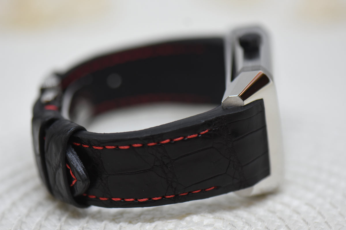 [SOLD] JLC REVERSO SQUADRA HOMETIME am/pm GMT STEEL IN LEATHER AUTOMATIC 230.8.77 (MINT)