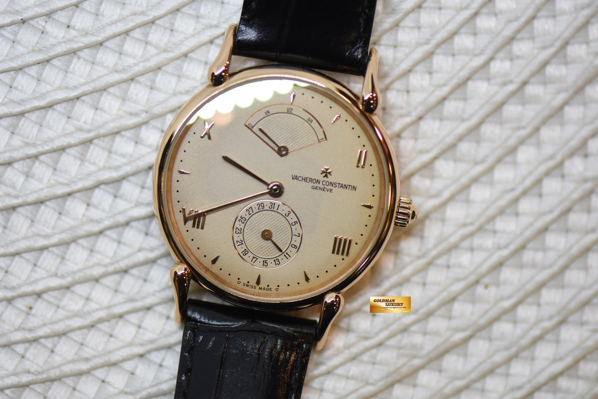 [SOLD] VACHERON CONSTANTIN LES HISTORIQUES POWER RESERVE 31.5mm ROSE GOLD AUTOMATIC 48100 (MINT)