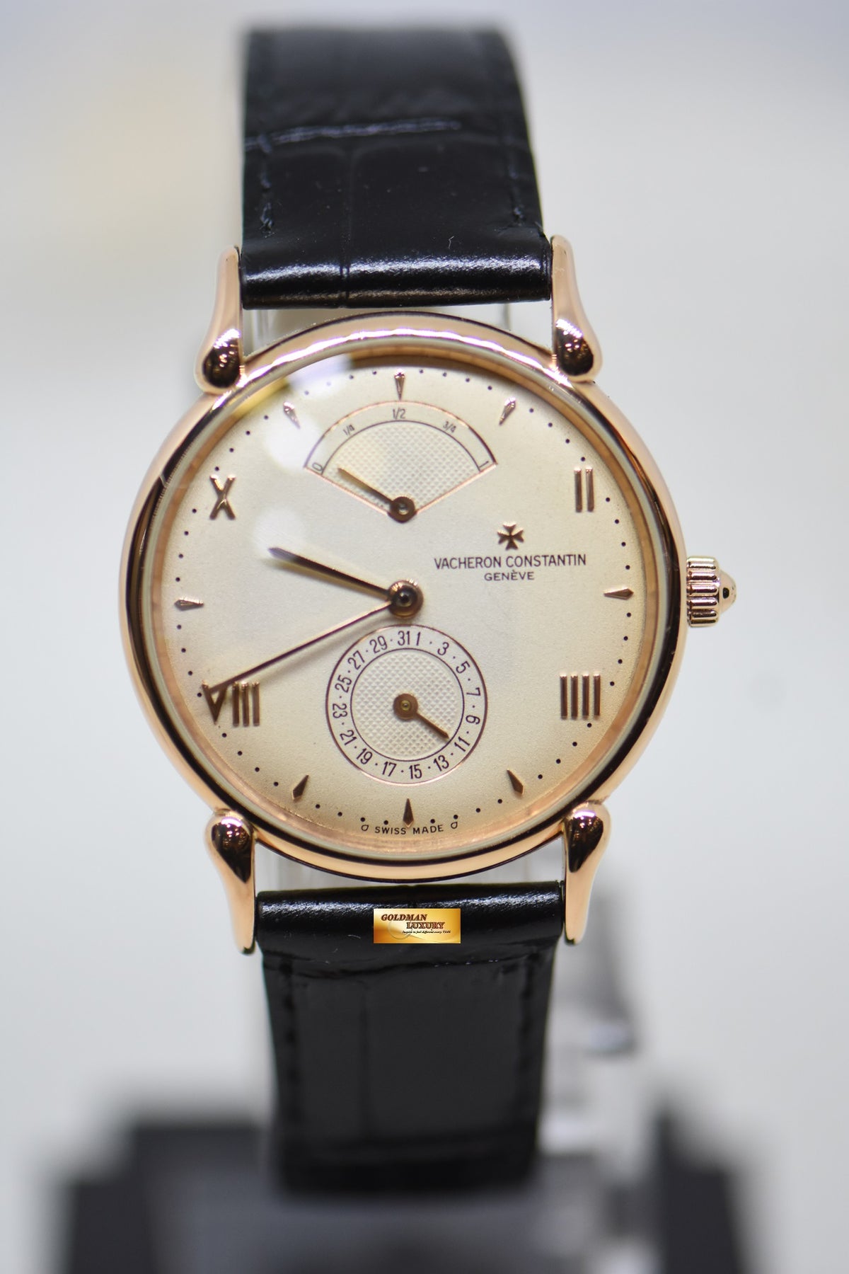 [SOLD] VACHERON CONSTANTIN LES HISTORIQUES POWER RESERVE 31.5mm ROSE GOLD AUTOMATIC 48100 (MINT)