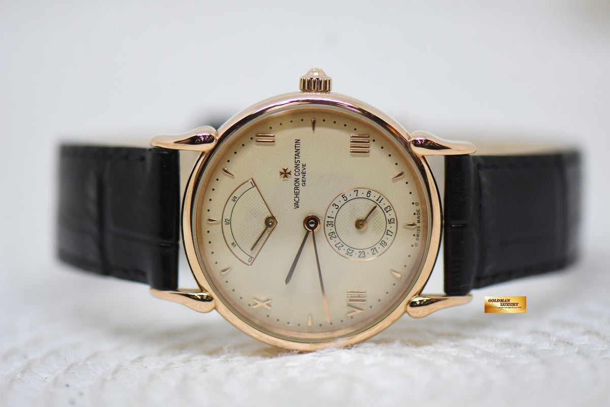 [SOLD] VACHERON CONSTANTIN LES HISTORIQUES POWER RESERVE 31.5mm ROSE GOLD AUTOMATIC 48100 (MINT)