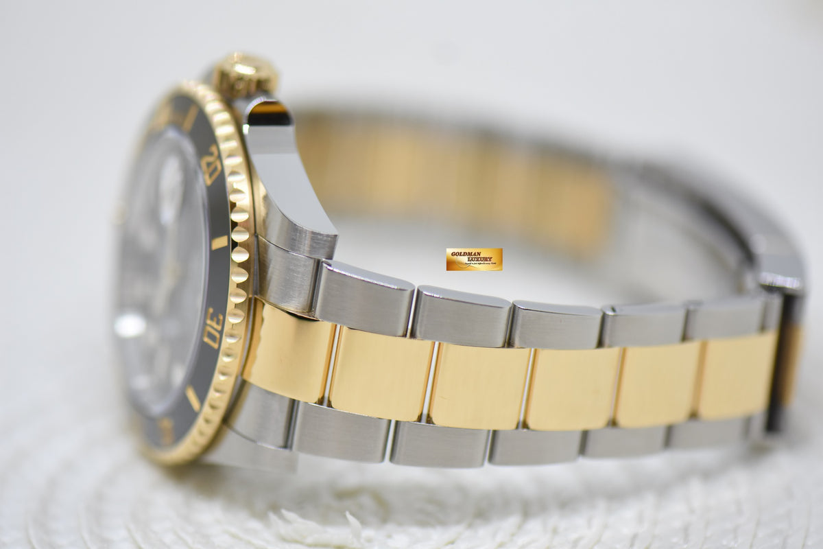 [SOLD] ROLEX OYSTER SUBMARINER 41mm HALF-GOLD IN BRACELET BLACK DIAL 126613LN (NEW-UNWORN)