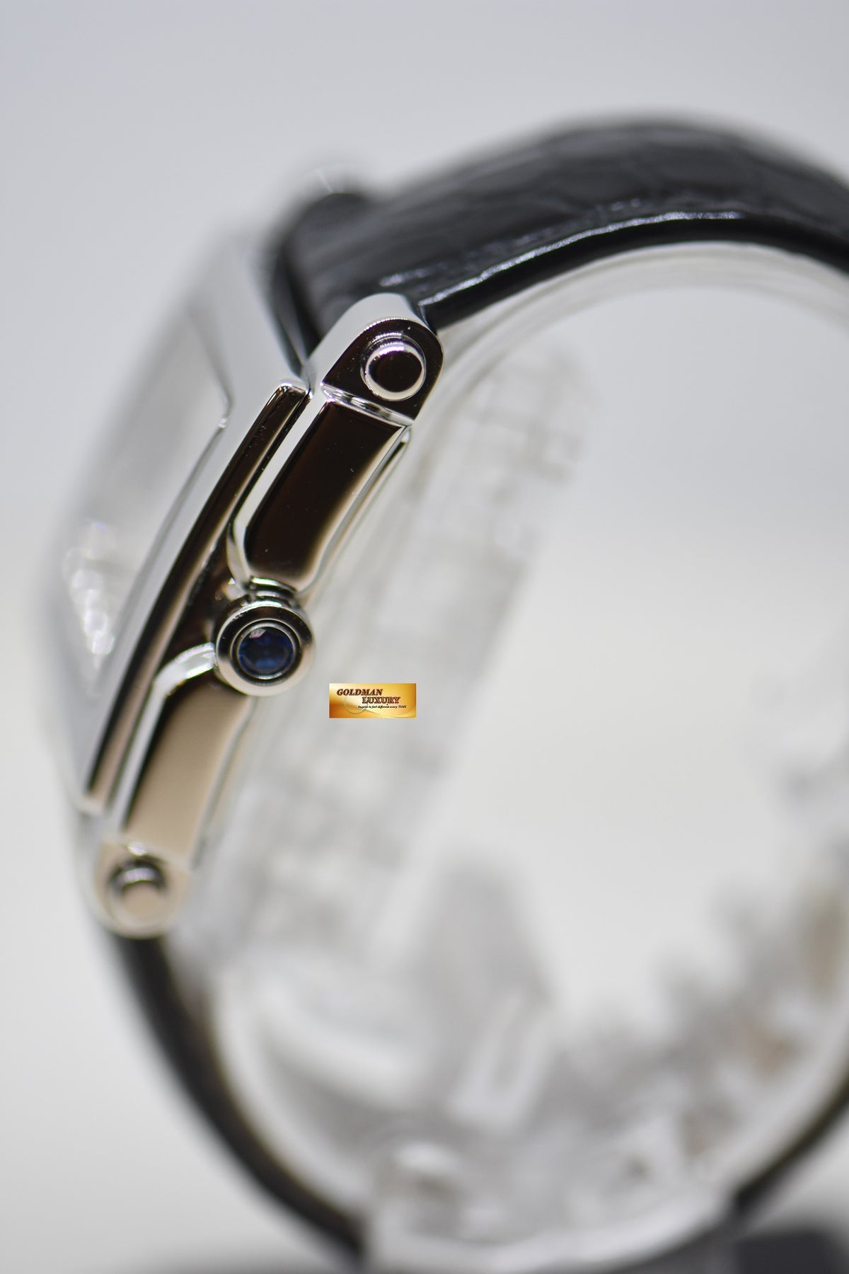 [SOLD] CHOPARD HAPPY SPORTS ORIGINAL 7 DIAMONDS MOP DIAL LADIES STEEL IN LEATHER STRAP QUARTZ 27/8495 (MINT)