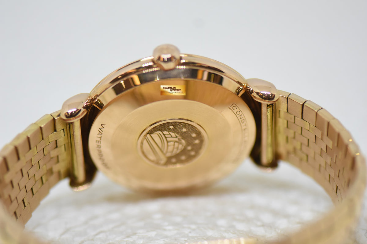 [SOLD] OMEGA CONSTELLATION GRAND LUXE 35mm YELLOW GOLD IN BRICK BRACELET OT2930 (VINTAGE-MINT)