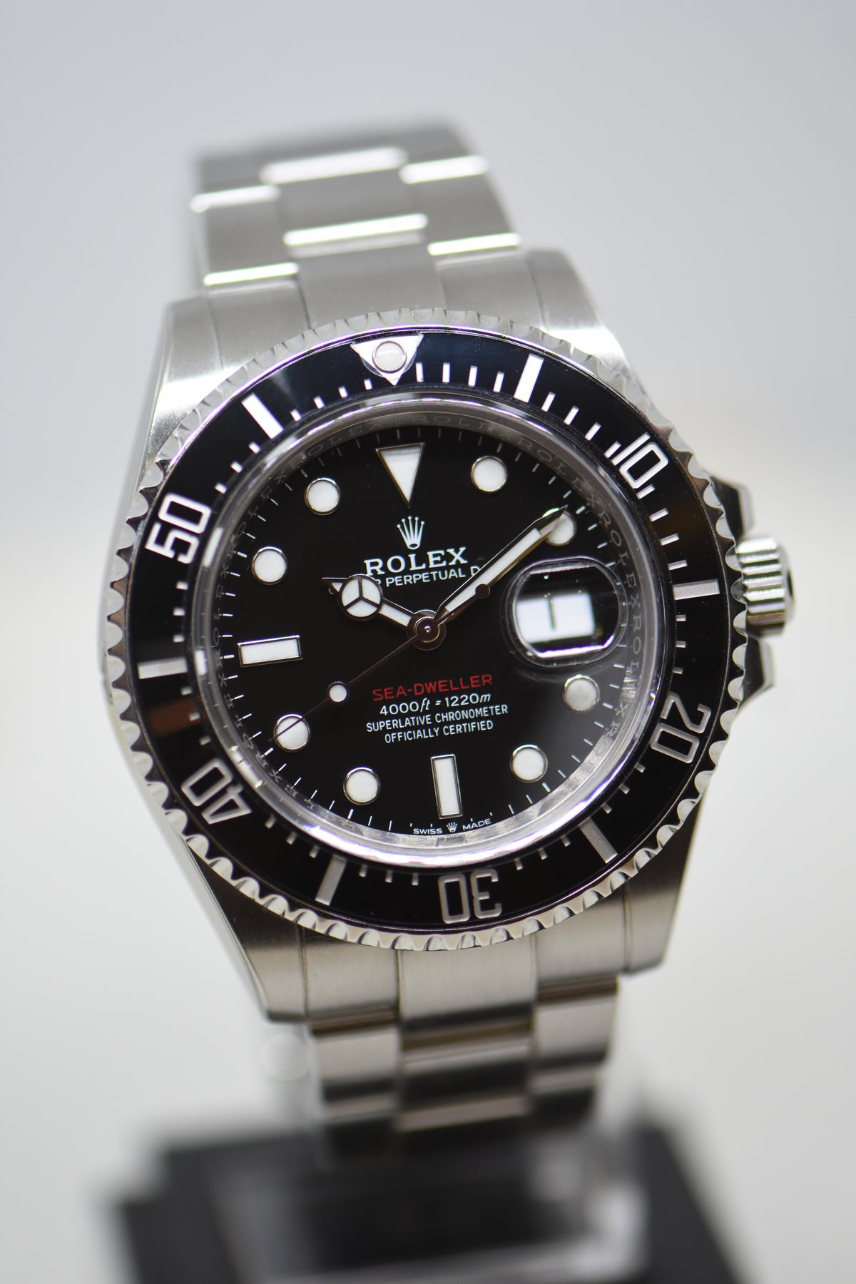 [SOLD] ROLEX OYSTER PERPETUAL RED SEA-DWELLER 43mm MARK II DIAL STEEL IN BRACELET 126600 (MINT)(RX8 STICKERS ON)
