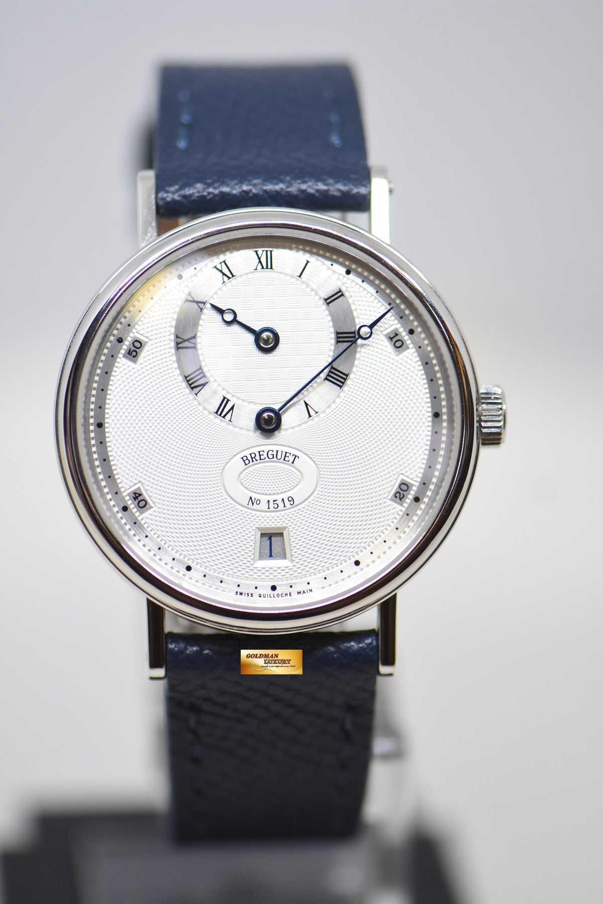 [SOLD] BREGUET CLASSIQUE REGULATOR 36mm PLATINUM IN LEATHER STRAP AUTOMATIC 5187PT/15/986 (MINT)