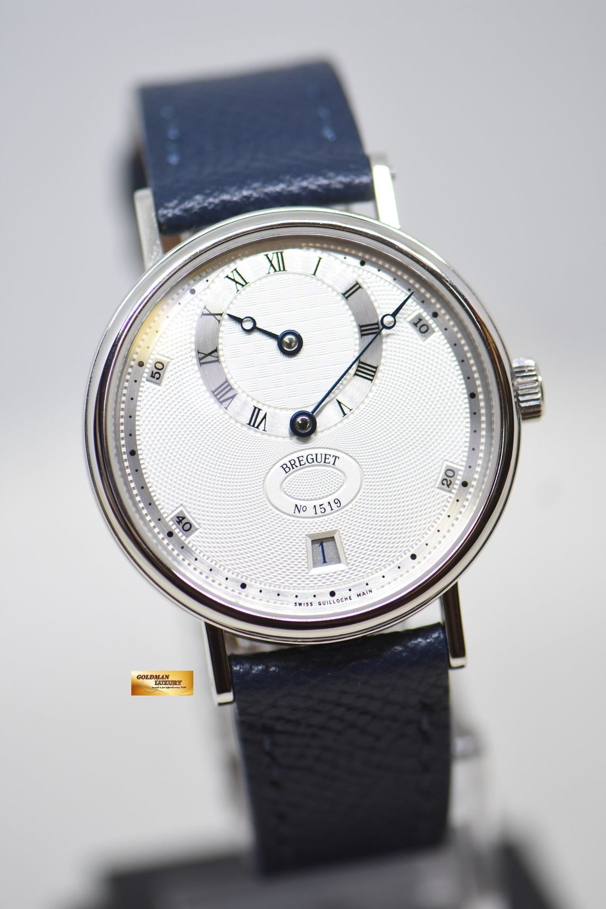 [SOLD] BREGUET CLASSIQUE REGULATOR 36mm PLATINUM IN LEATHER STRAP AUTOMATIC 5187PT/15/986 (MINT)