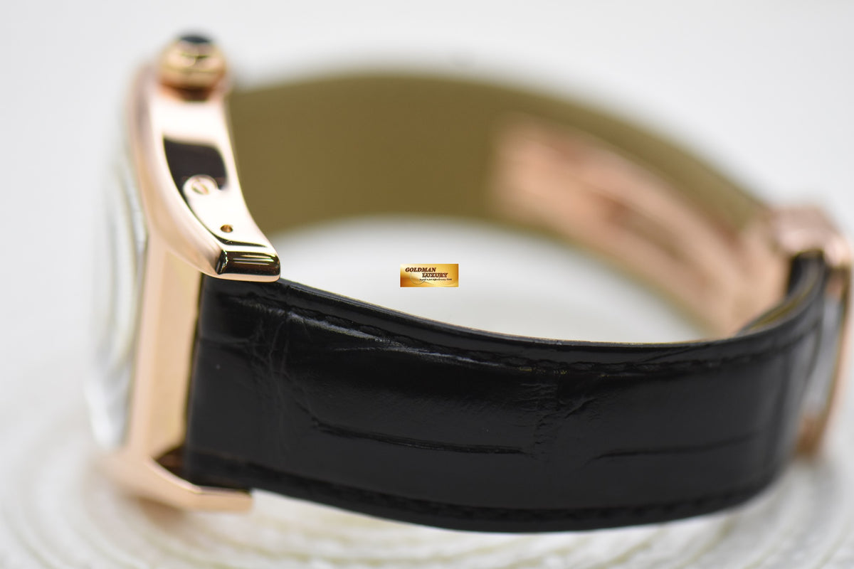 [SOLD] CARTIER PARIS CPCP TORTUE XL MEN’S 18K ROSE GOLD MANUAL WINDING 2763 (MINT)