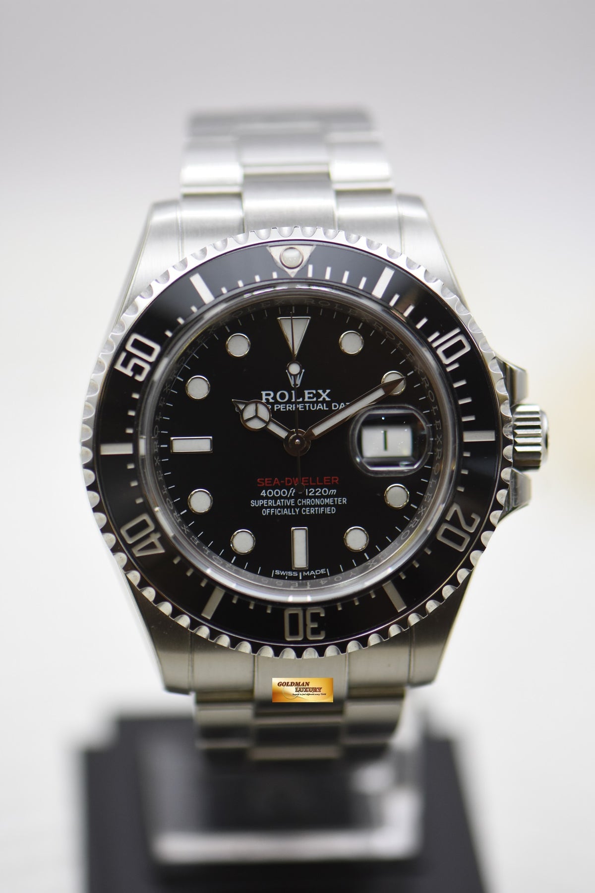 [SOLD] ROLEX OYSTER PERPETUAL RED SEA-DWELLER 43mm MARK I DIAL STEEL IN BRACELET 126600 (MINT)(FULL RX-8 STICKERS)