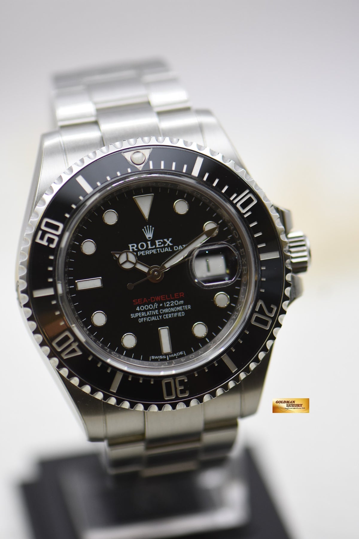 [SOLD] ROLEX OYSTER PERPETUAL RED SEA-DWELLER 43mm MARK I DIAL STEEL IN BRACELET 126600 (MINT)(FULL RX-8 STICKERS)