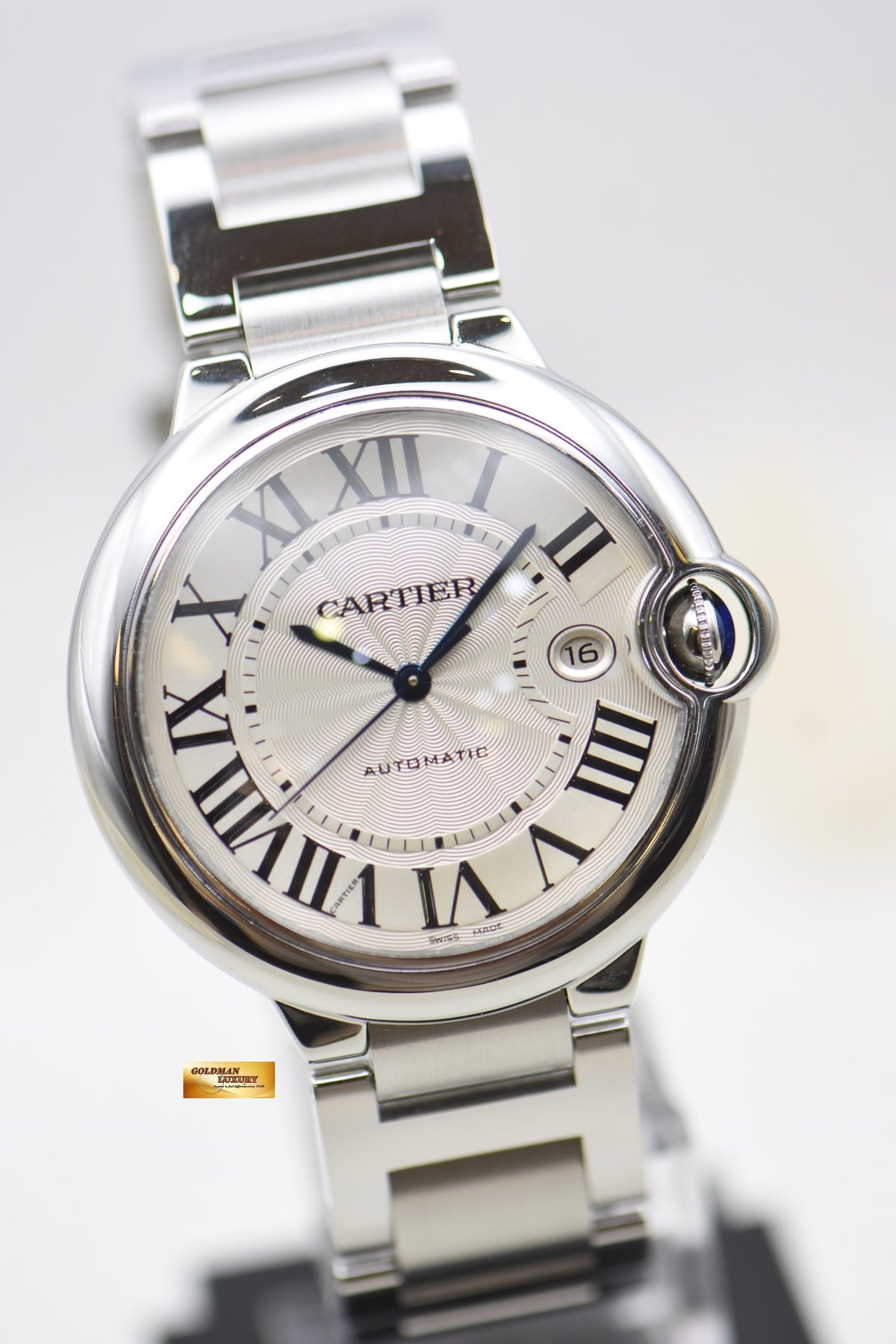[SOLD] CARTIER BALLON BLEU LARGE 42mm STEEL IN BRACELET AUTOMATIC W69012Z4 (MINT)