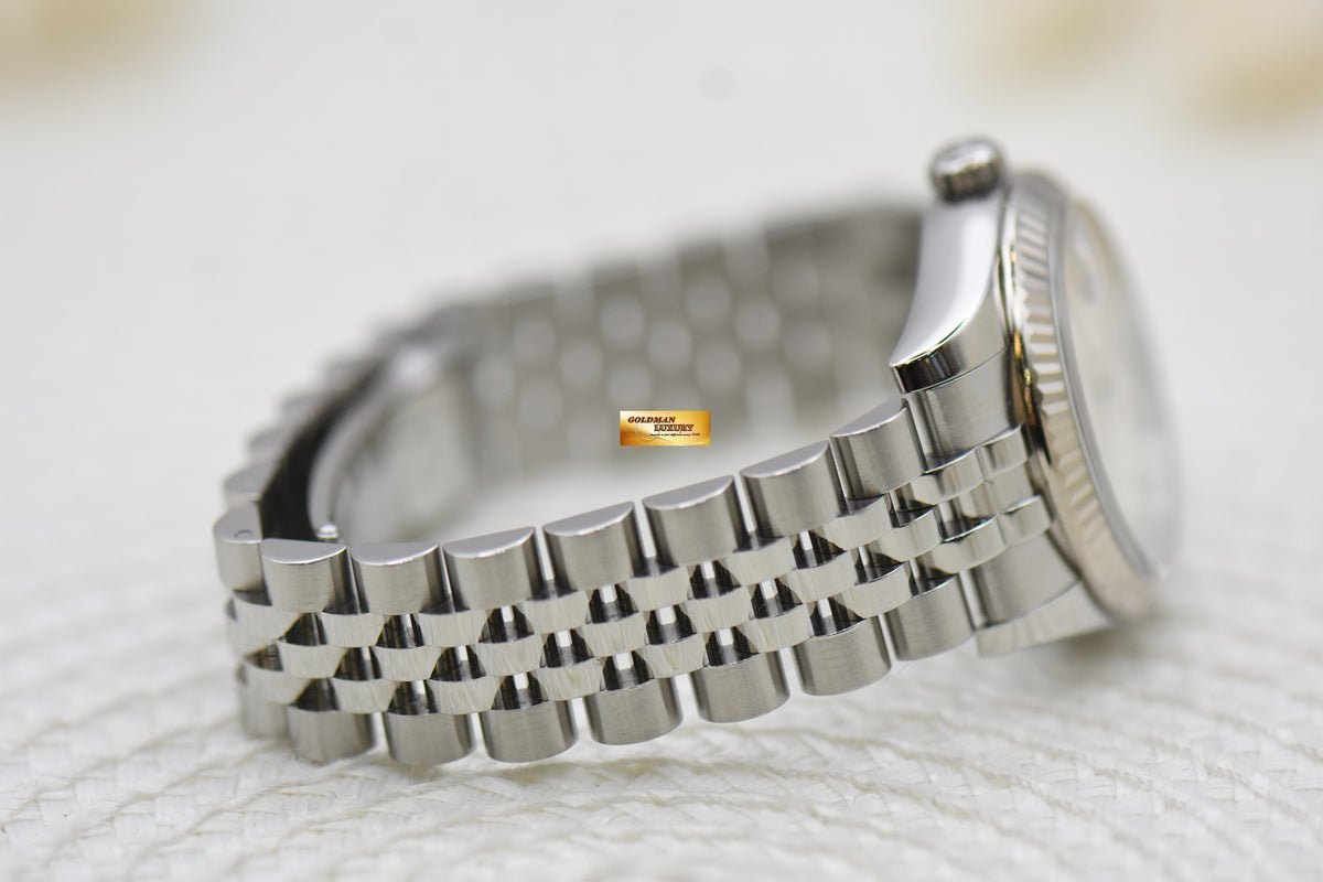 [SOLD] ROLEX OYSTER DATEJUST 31mm STEEL IN JUBILEE BRACELET DIAMOND COMPUTER DIAL 178274 (MINT)
