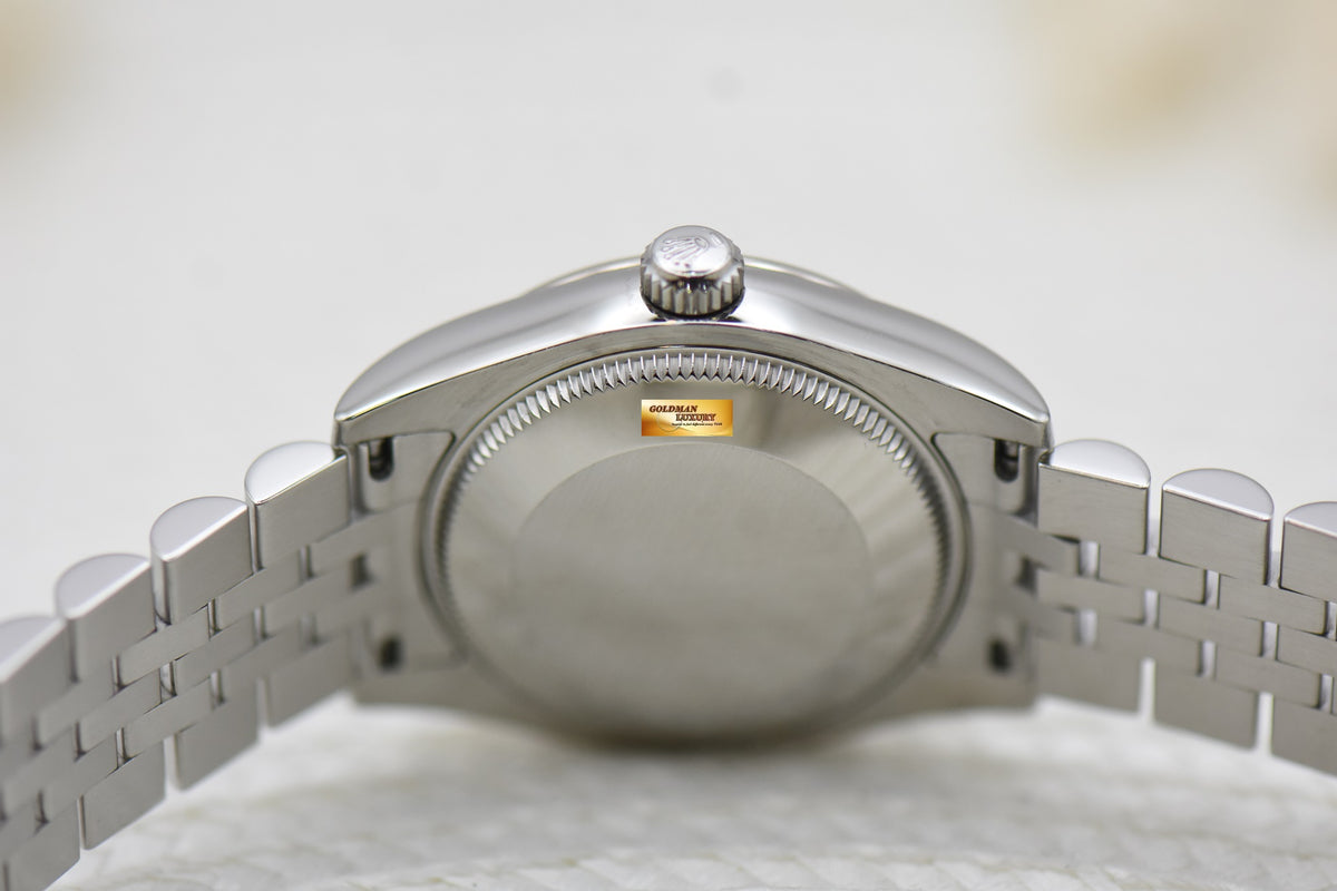 [SOLD] ROLEX OYSTER DATEJUST 31mm STEEL IN JUBILEE BRACELET DIAMOND COMPUTER DIAL 178274 (MINT)