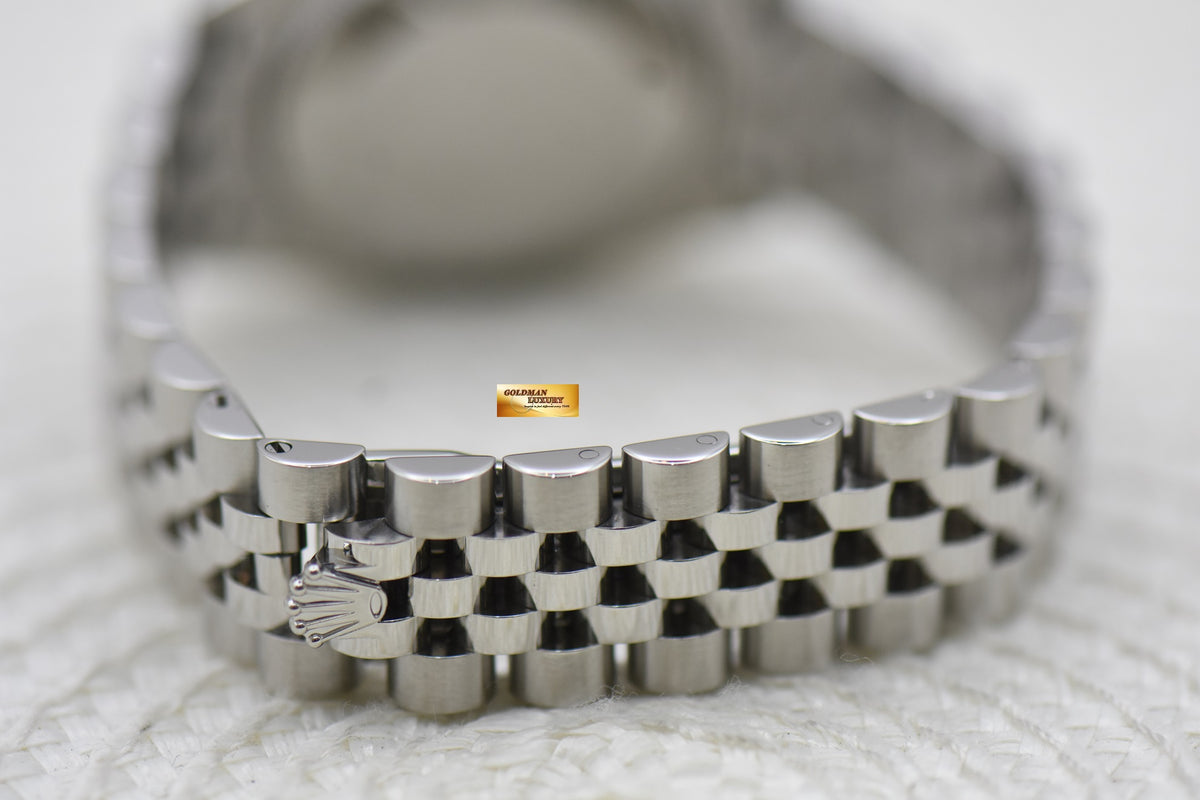 [SOLD] ROLEX OYSTER DATEJUST 31mm STEEL IN JUBILEE BRACELET DIAMOND COMPUTER DIAL 178274 (MINT)