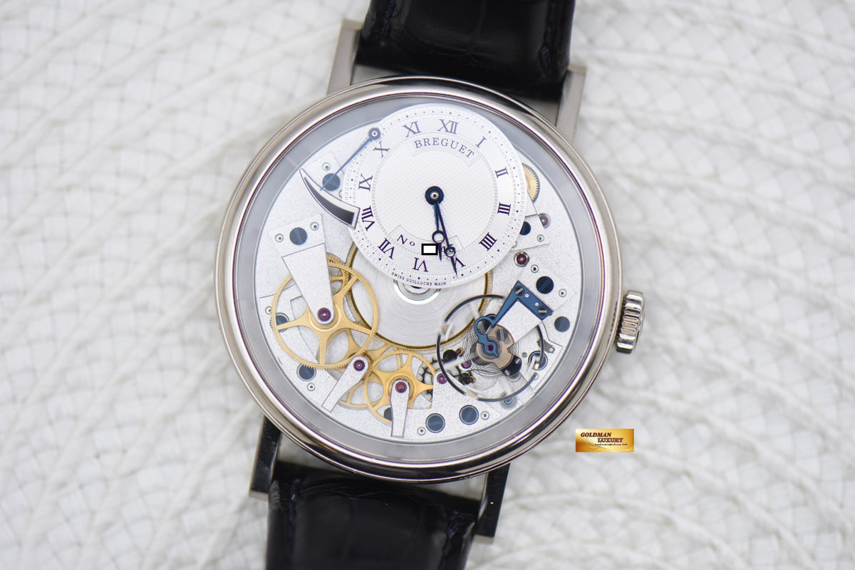 [SOLD] BREGUET TRADITION 40mm 18K WHITE GOLD MANUAL WINDING 7057BB (MINT)