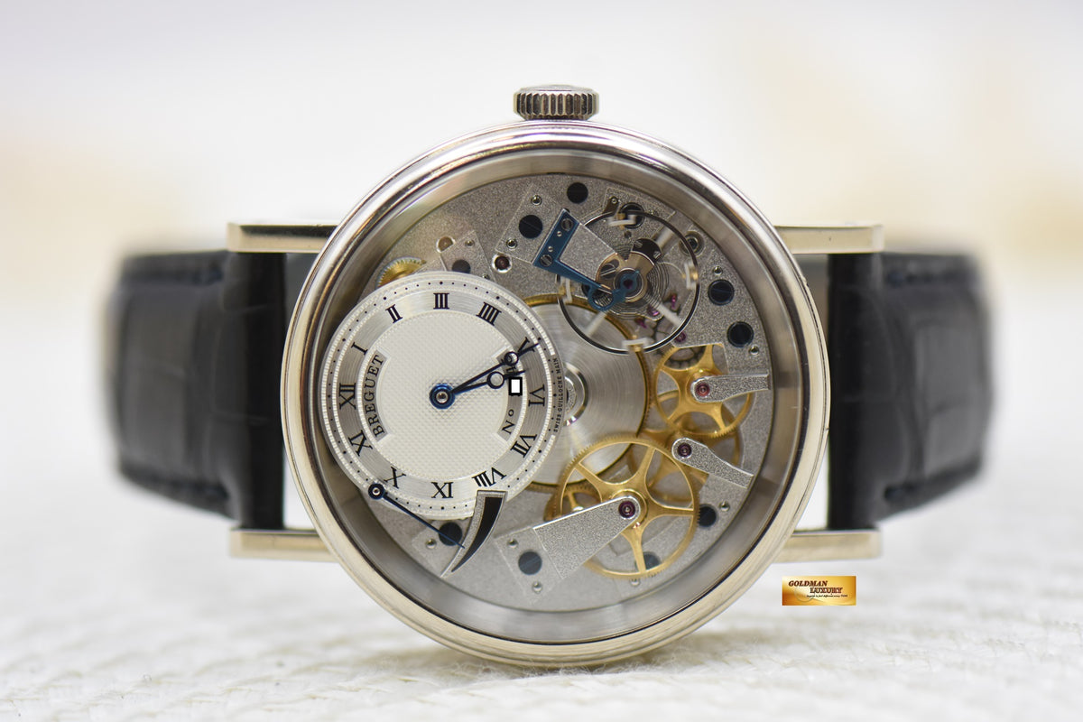 [SOLD] BREGUET TRADITION 40mm 18K WHITE GOLD MANUAL WINDING 7057BB (MINT)