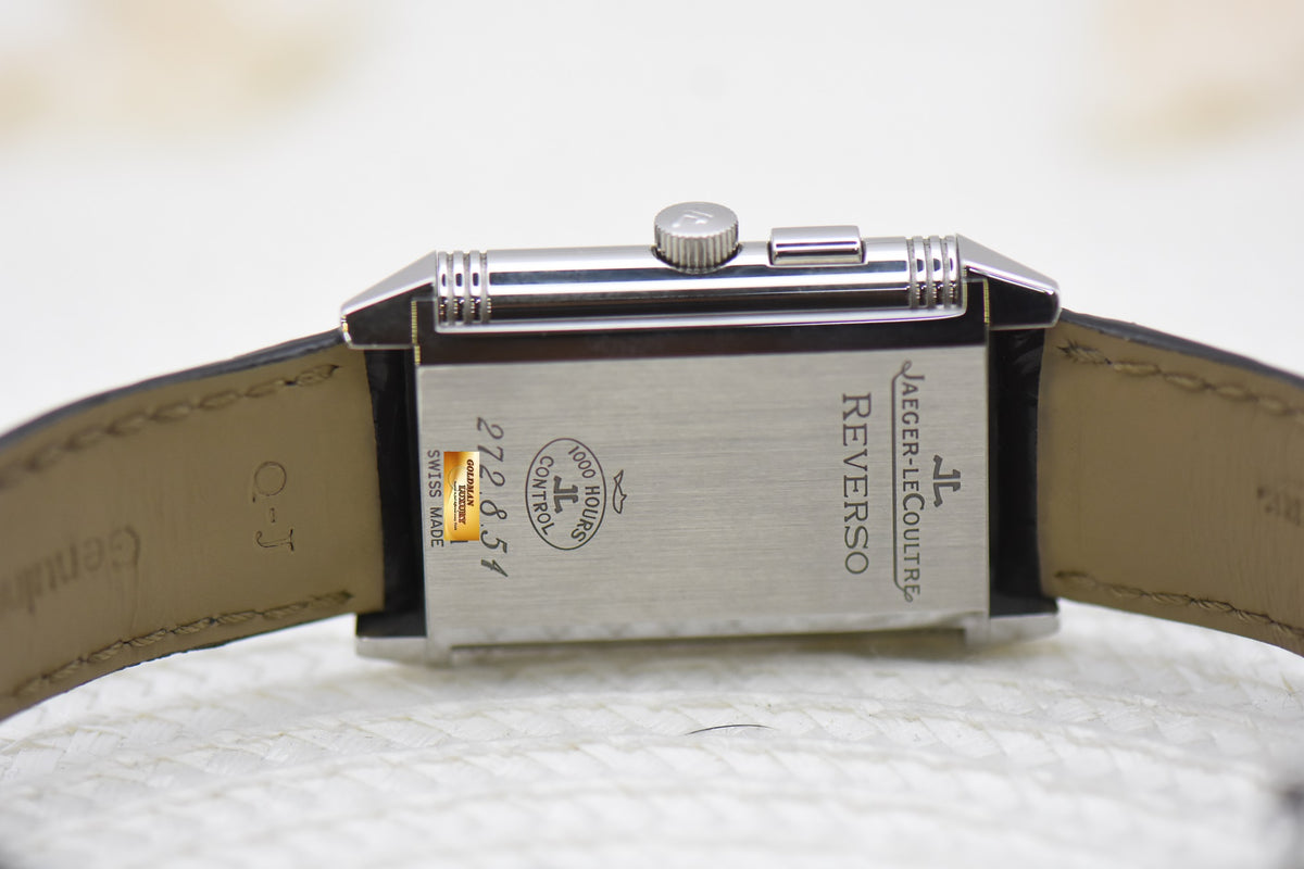 [SOLD] JLC REVERSO CLASSIC DUOFACE SMALL SECONDS MEN’S MANUAL WINDING Q2718411 (MINT)