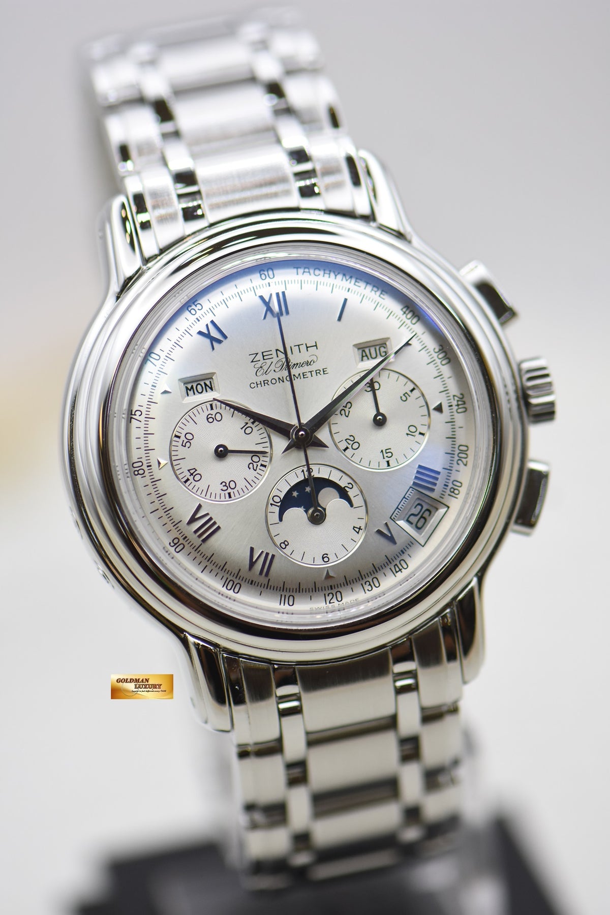 [SOLD] ZENITH EL PRIMERO CHRONOMASTER 39mm MOONPHASE TRIPLE CALENDAR AUTOMATIC 02.0240.410 (MINT)