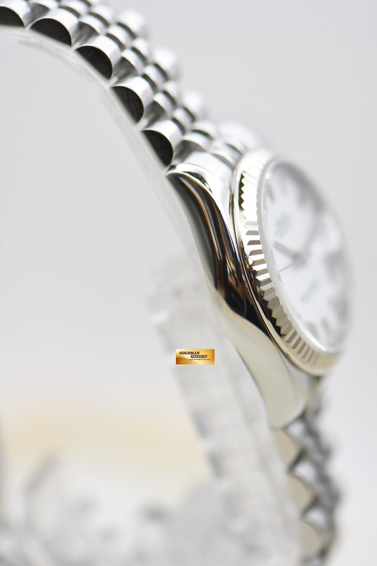 [SOLD] ROLEX OYSTER DATEJUST 31mm STEEL IN JUBILEE BRACELET WHITE ROMAN DIAL 178274 (MINT)
