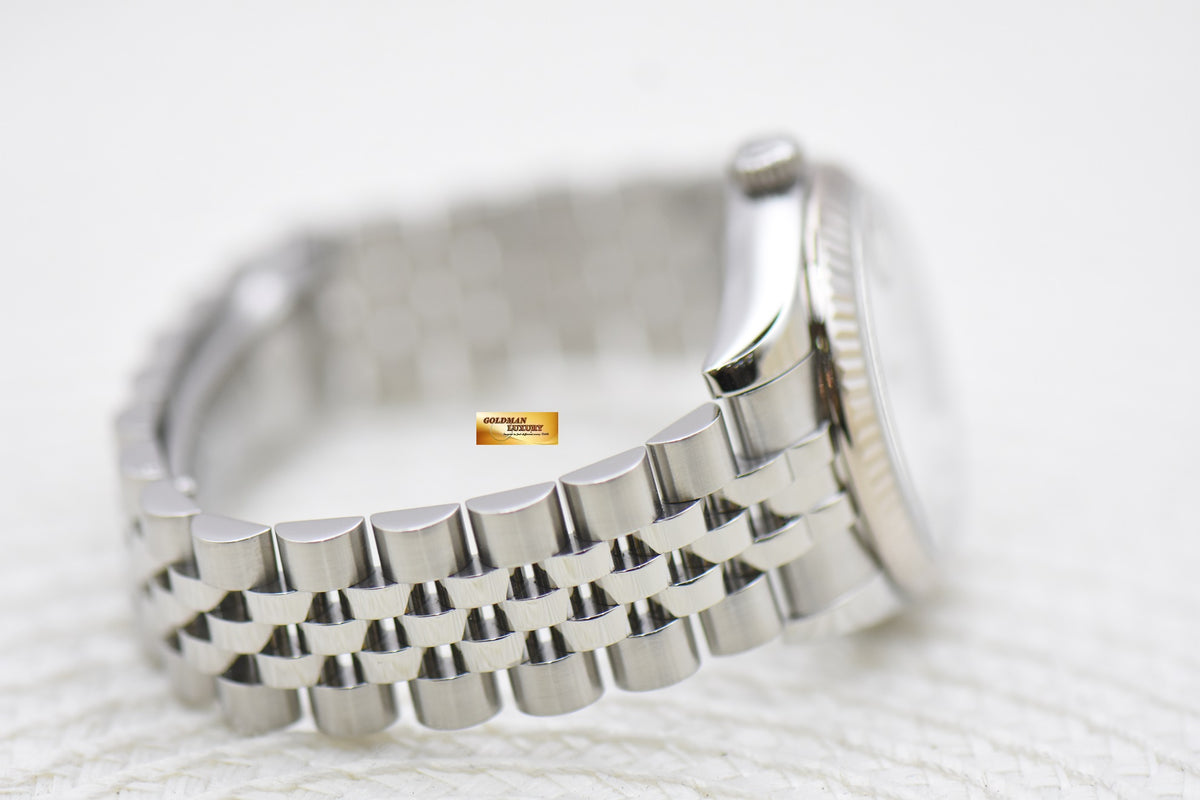[SOLD] ROLEX OYSTER DATEJUST 31mm STEEL IN JUBILEE BRACELET WHITE ROMAN DIAL 178274 (MINT)