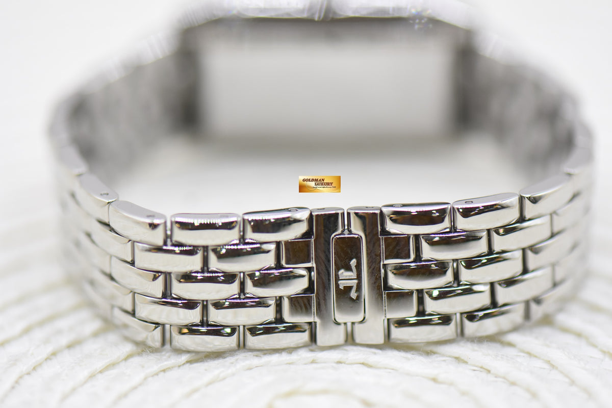 [SOLD] JLC REVERSO DUETTO DIAMONDS LADIES SMALL STEEL IN BRACELET MANUAL Q2668110 (MINT)