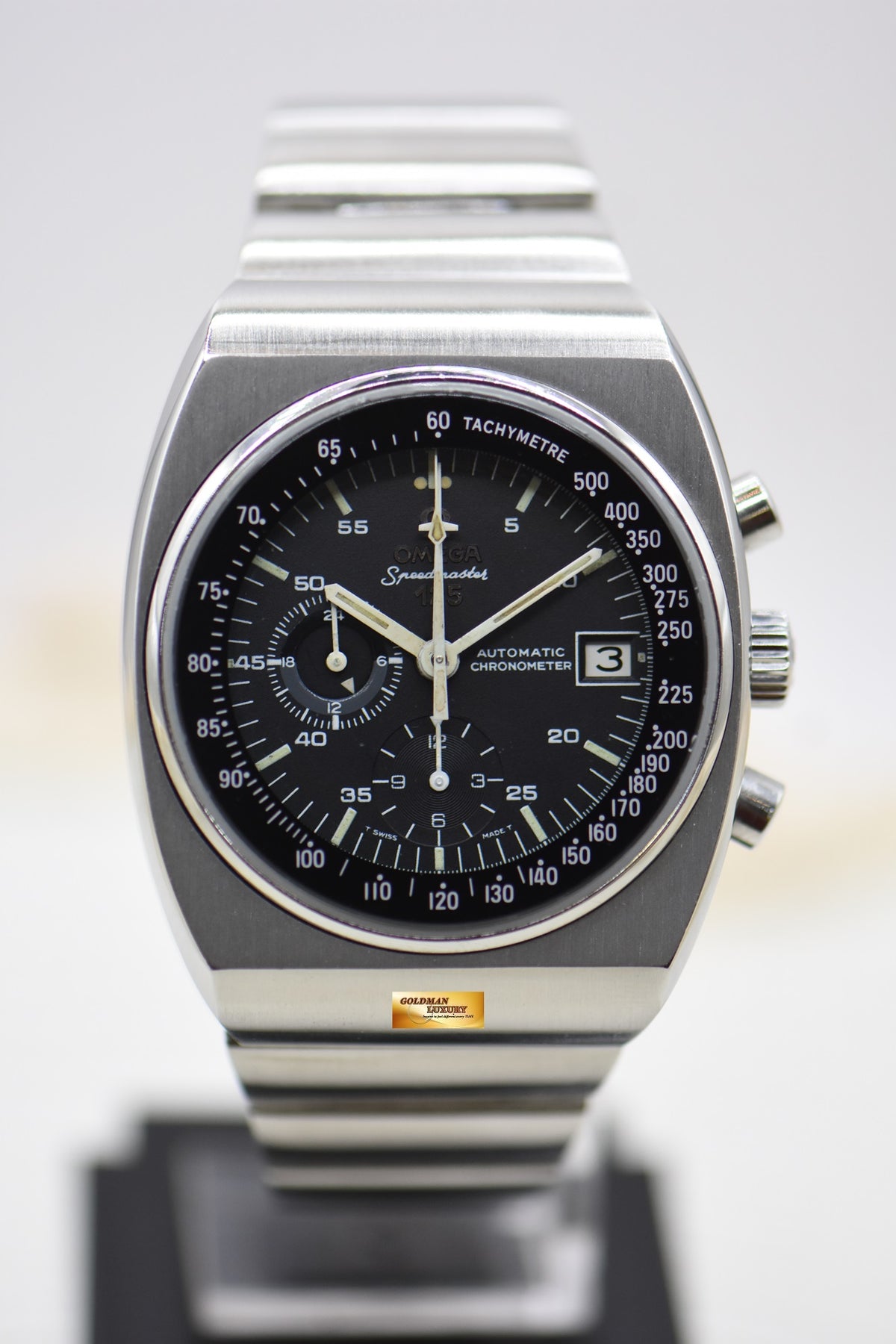 [SOLD] OMEGA SPEEDMASTER 125TH ANNIVERSARY CHRONOGRAPH 42mm STEEL IN BRACELET VINTAGE AUTOMATIC 178.0002 (MINT)