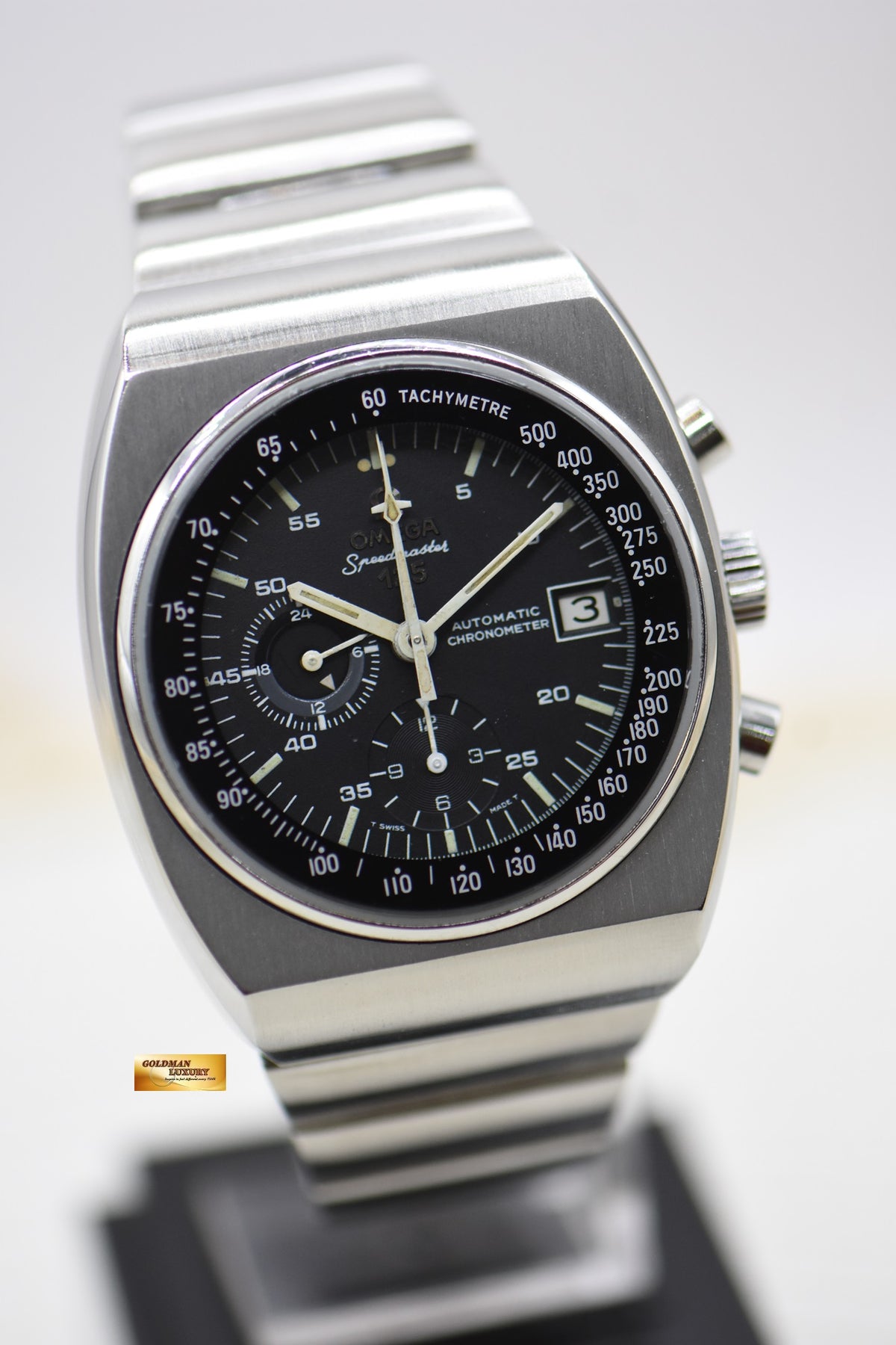 [SOLD] OMEGA SPEEDMASTER 125TH ANNIVERSARY CHRONOGRAPH 42mm STEEL IN BRACELET VINTAGE AUTOMATIC 178.0002 (MINT)