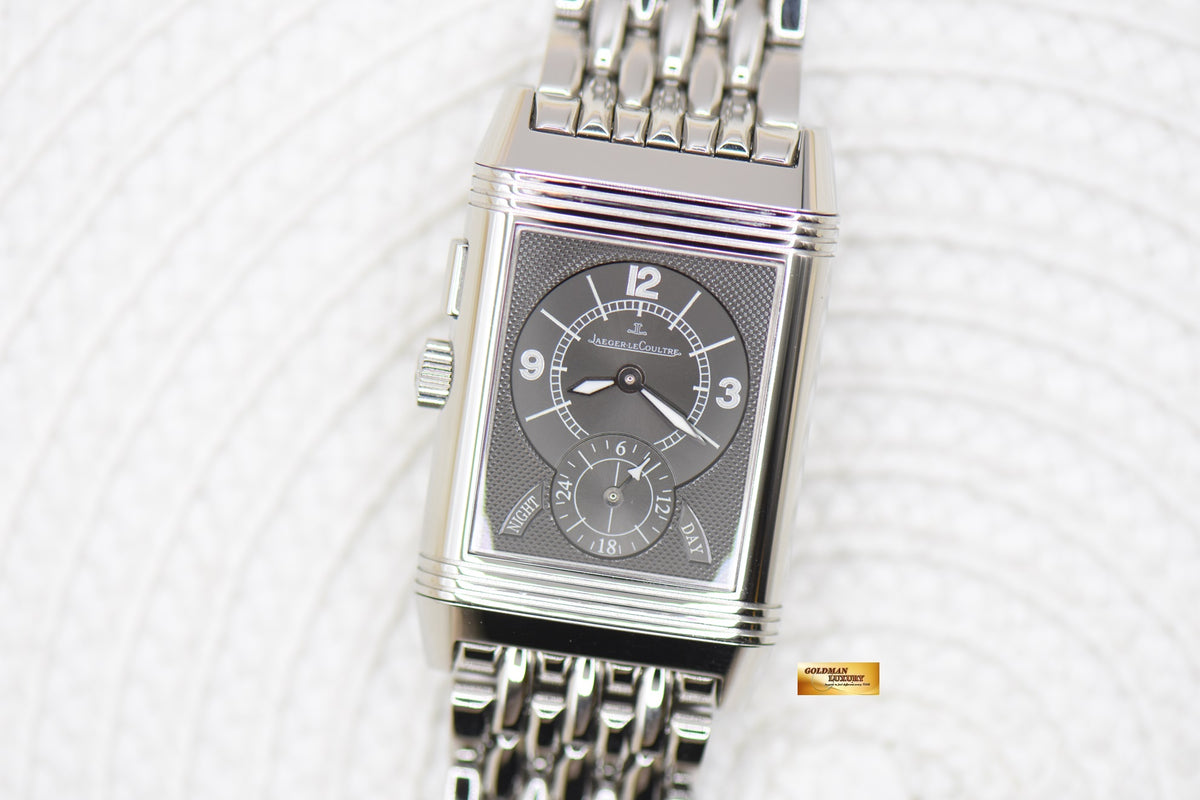 [SOLD] JLC REVERSO CLASSIC DUOFACE SMALL SECONDS MEN’S STEEL BRACELET MANUAL WINDING Q2718110 (MINT)