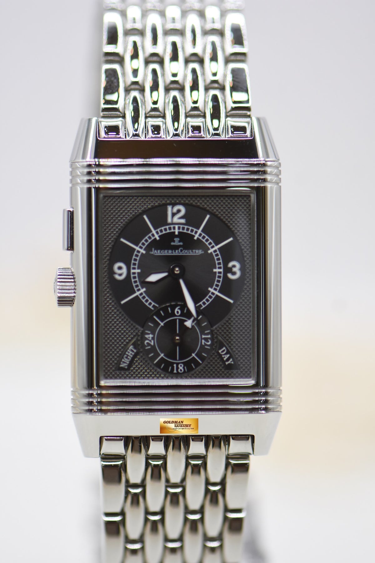[SOLD] JLC REVERSO CLASSIC DUOFACE SMALL SECONDS MEN’S STEEL BRACELET MANUAL WINDING Q2718110 (MINT)